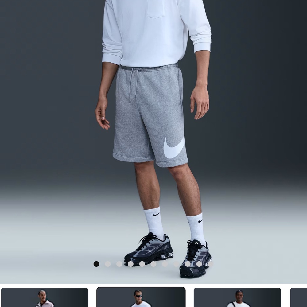 Nike Men's Athletic Gray Shorts